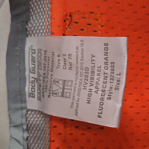 Body Guard Safety Gear Hi-Vis Vest 2 Pack - Picture 2 of 8